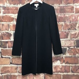 Talbot's Women's Black 100% Wool Duster - 10